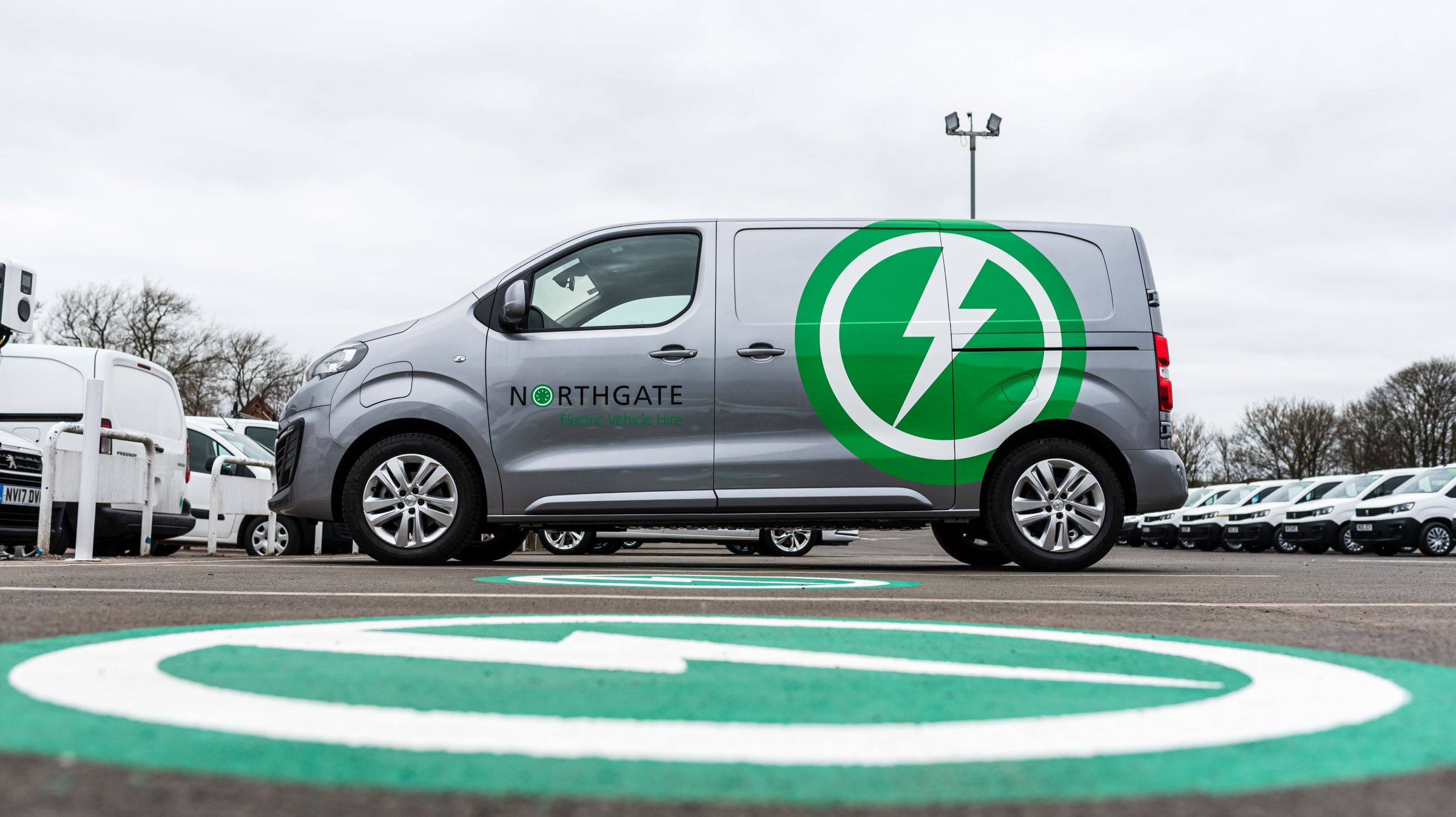Northgate Electric Vehicle Hire Van Side On View
